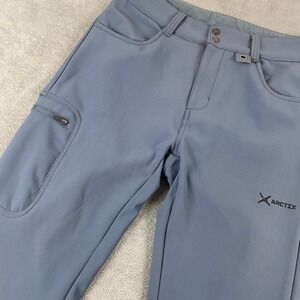 Arctix Men Large Snow Pants Blue Softshell Fleece Lined 10K Ski 72643
